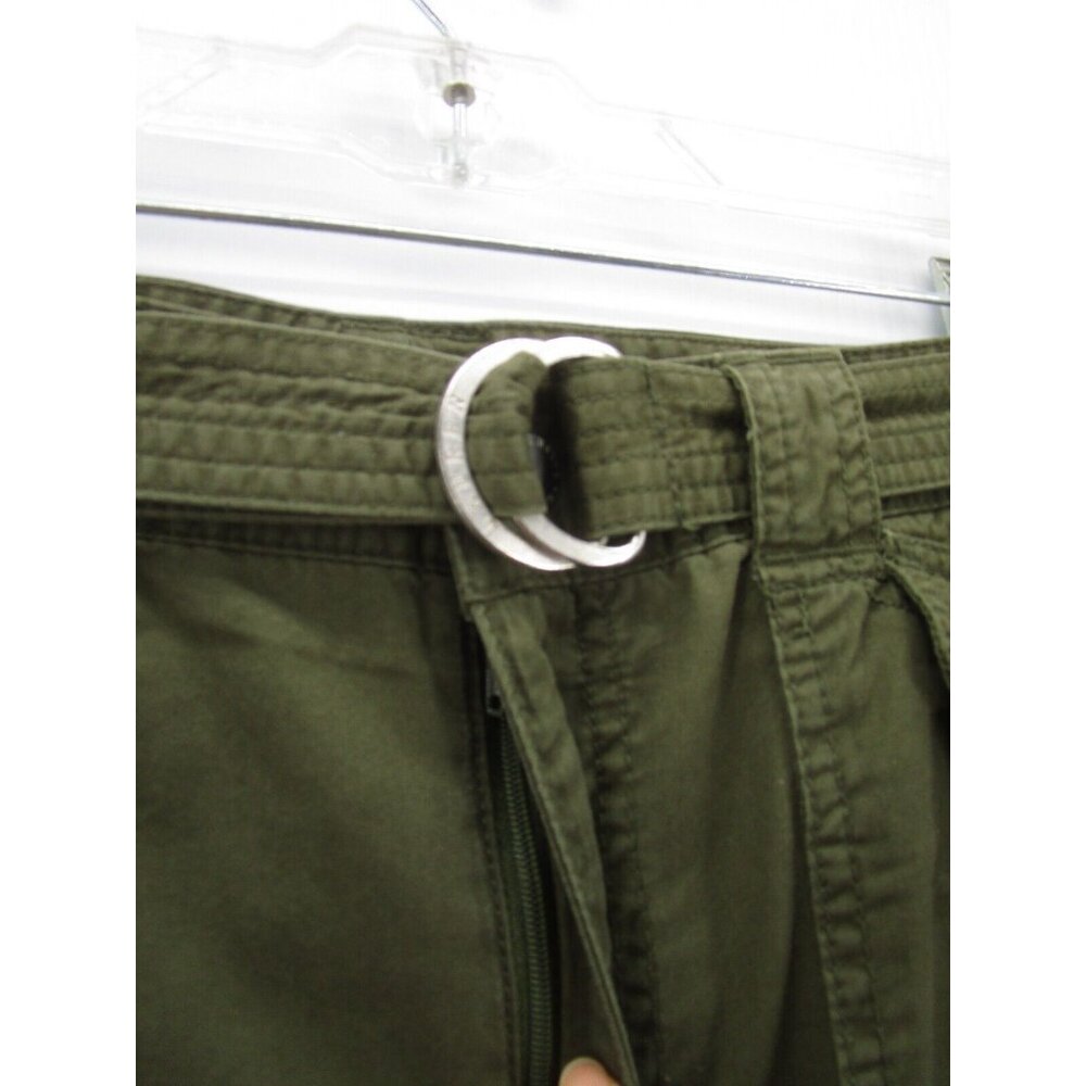 Lauren Ralph Laure Pants 14 Chino Khakis Belted Pockets Crop * - Picture 2 of 10